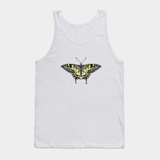 Not so real Butterfly green Tank Top
